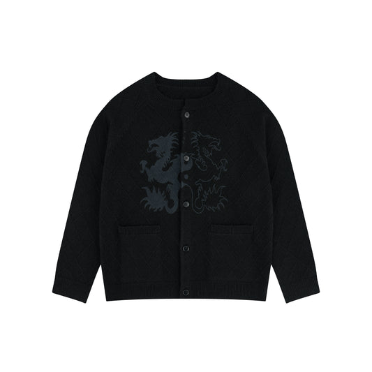 WAH YAN CHING NIN Dragon Printed Sweater