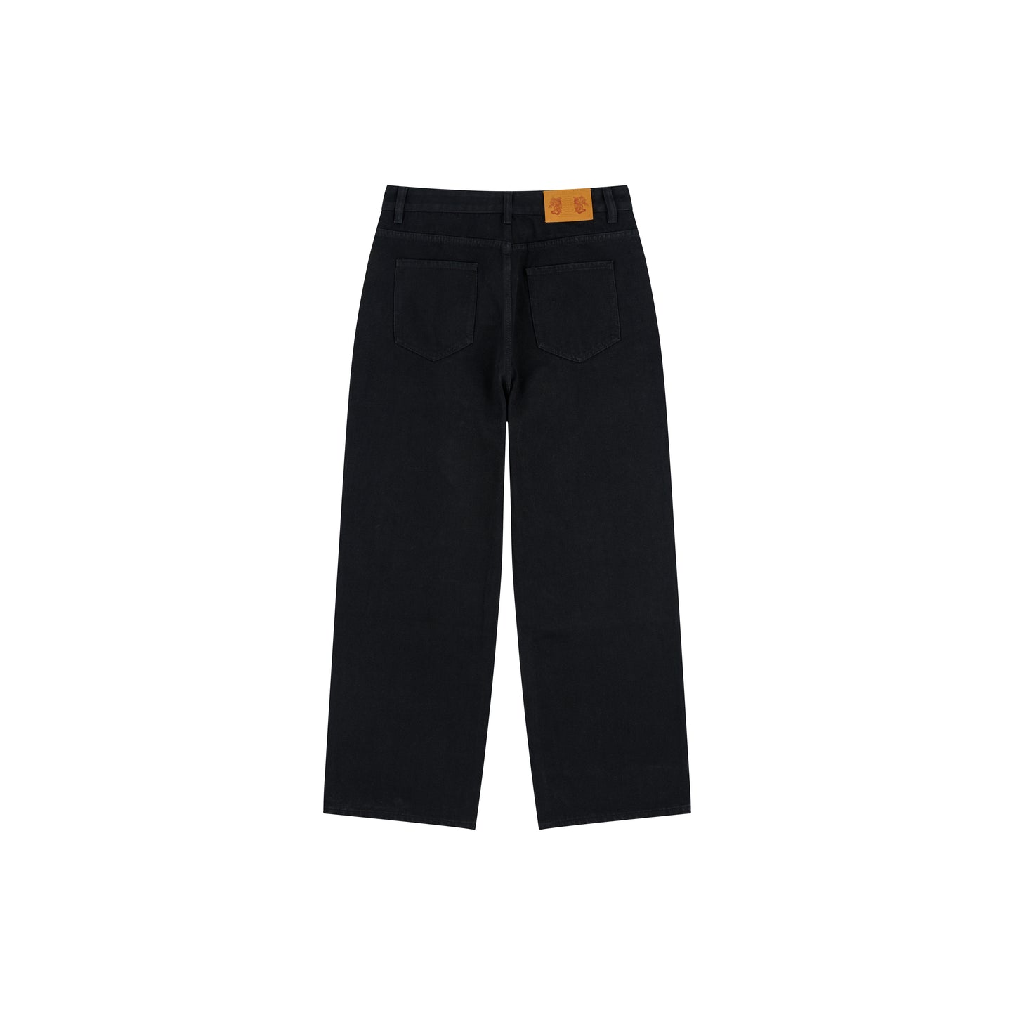 WAH YAN CHING NIN Washed Sherpa Denim Jeans
