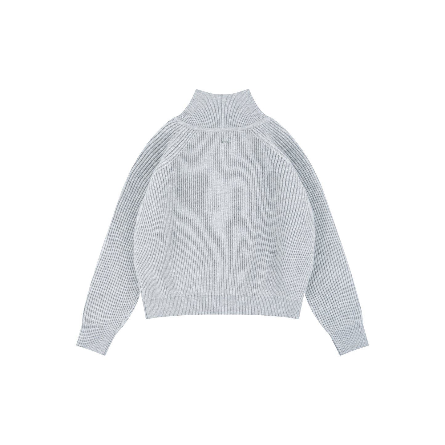WAH YAN CHING NIN High Collar Zip Sweater