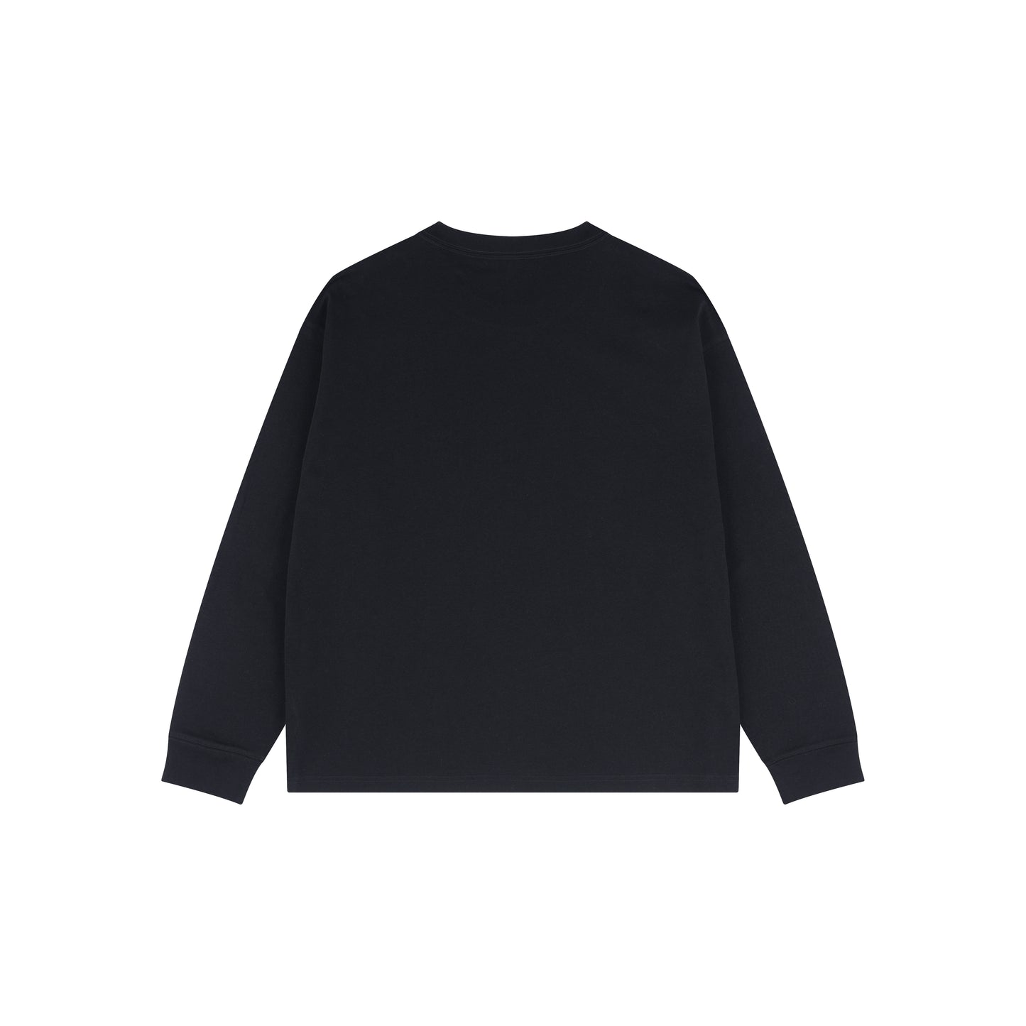 WAH YAN CHING NIN Circle Rhinestone Long Sleeve T-Shirt