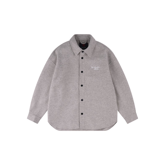 WAH YAN CHING NIN Tennis Script Wool Blend Shirt