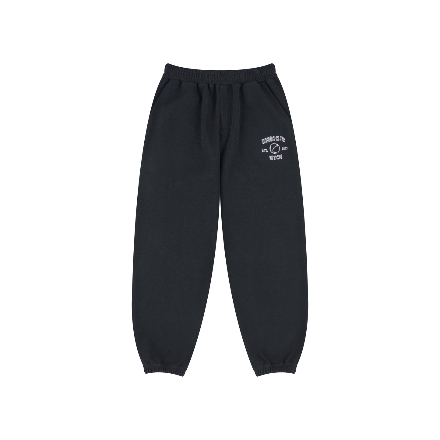WAH YAN CHING NIN Random Stitch Embroidery Sweatpants