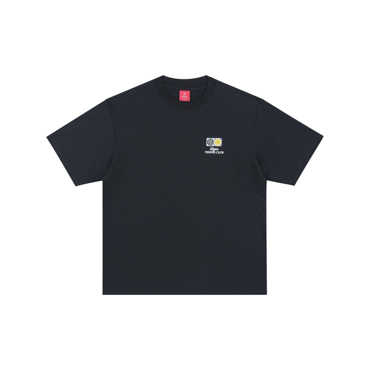 WAH YAN CHING NIN WYCN Tennis Letter Graphic T-shirt