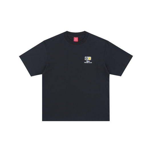 WAH YAN CHING NIN WYCN Tennis Letter Graphic T-shirt