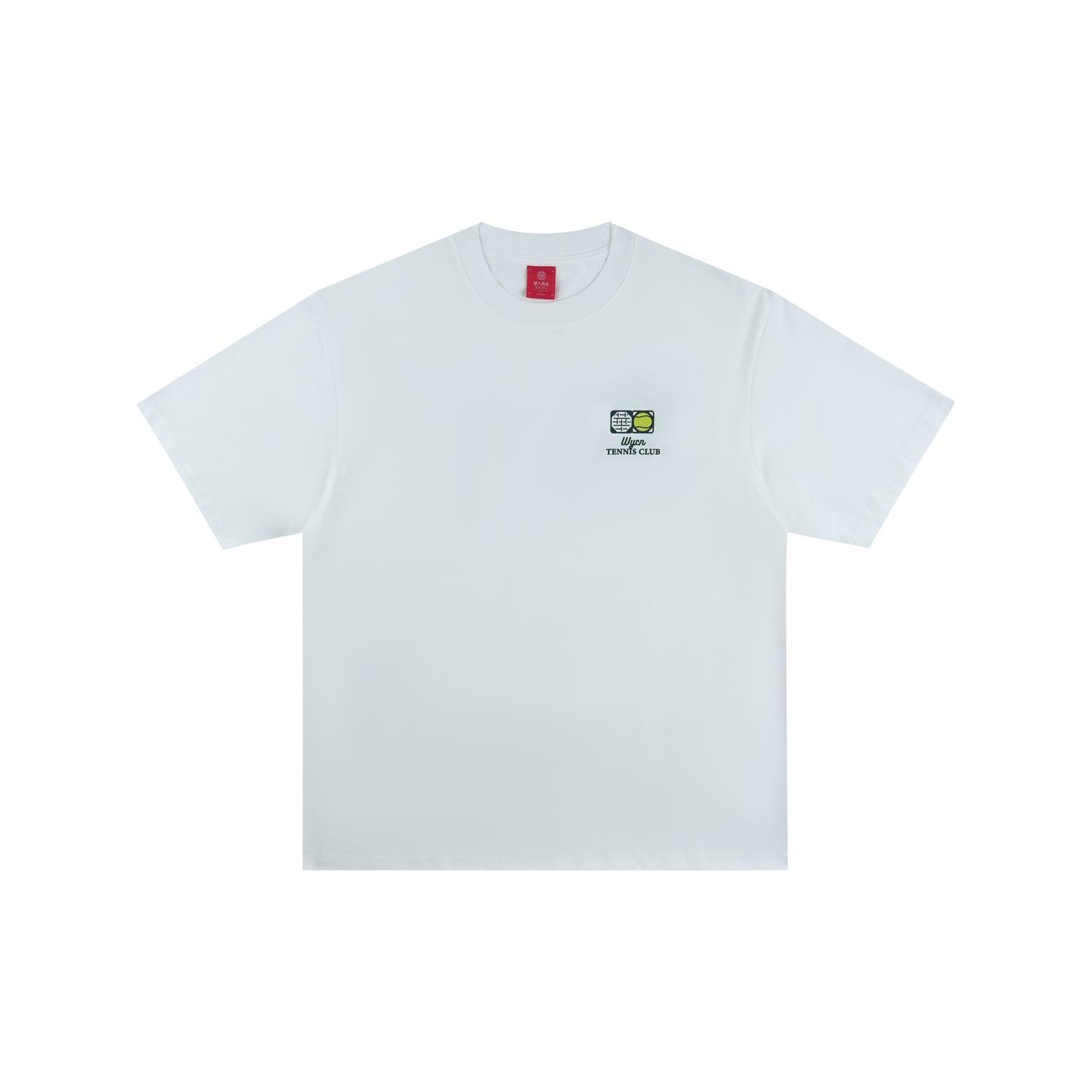 WAH YAN CHING NIN WYCN Tennis Letter Graphic T-shirt