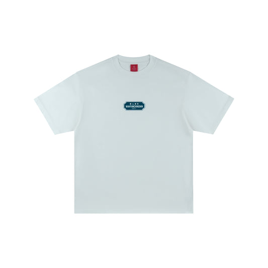 WAH YAN CHING NIN Small Square Logo Graphic T-shirt