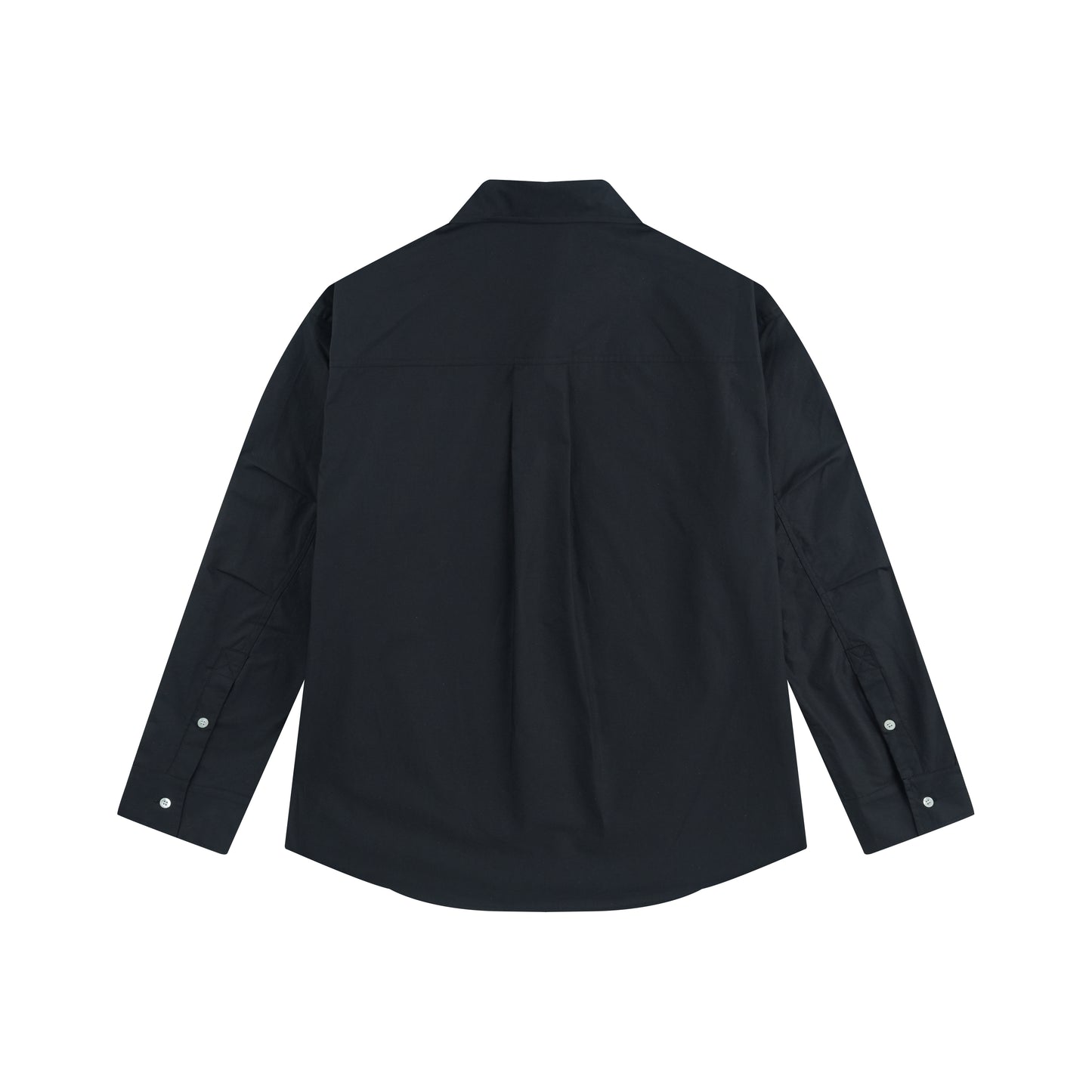 WAH YAN CHING NIN Script Badge Print Long Sleeve Shirt