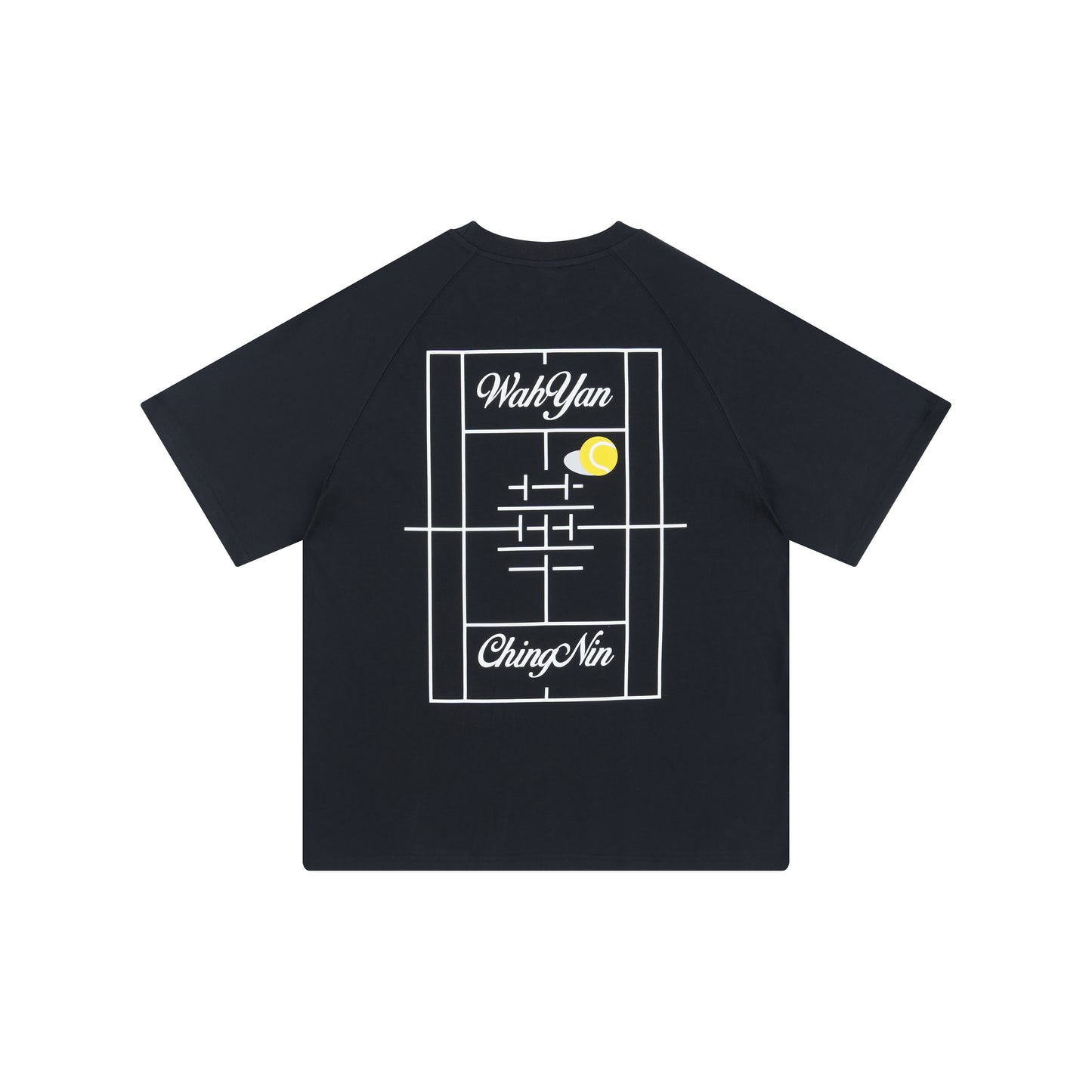 WAH YAN CHING NIN Tennis Court Graphic T-shirt