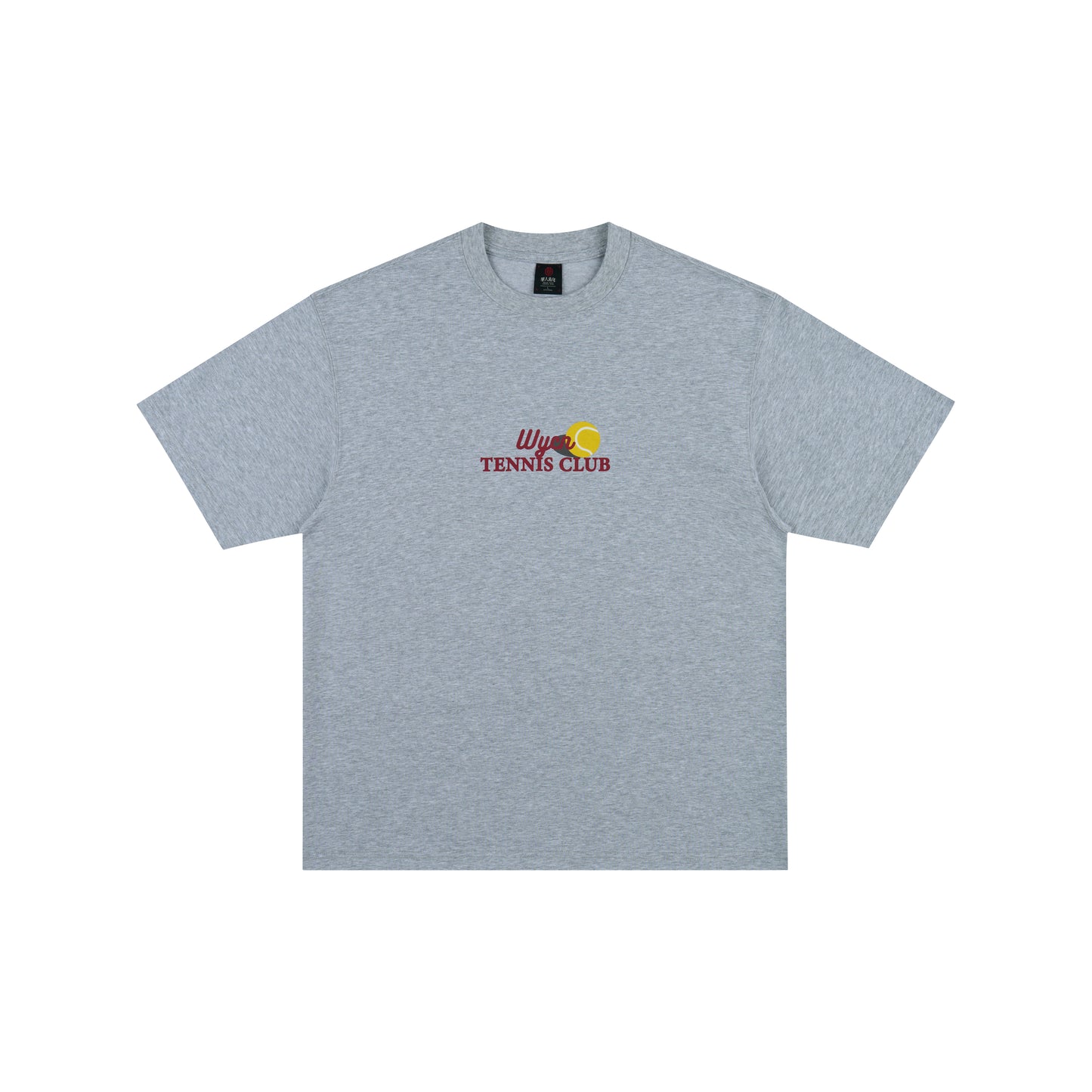 WAH YAN CHING NIN WYCN Tennis Colorblock Letter T-shirt