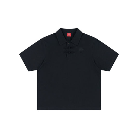 WAH YAN CHING NIN Frog Button Polo
