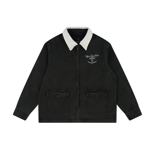 WAH YAN CHING NIN Tennis Script Water Ripple Wash Jacket