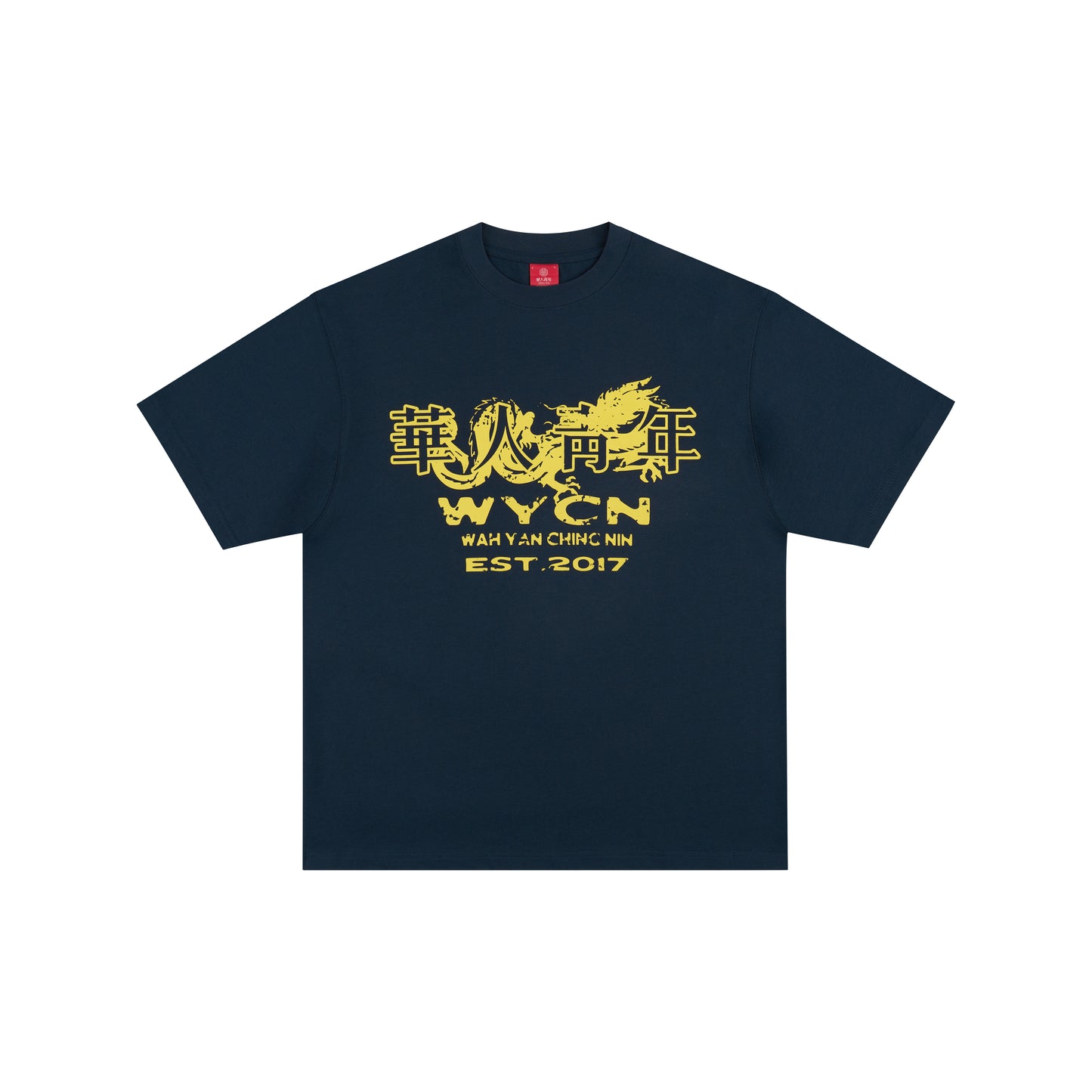 WAH YAN CHING NIN Distressed Beacon Dragon T-Shirt