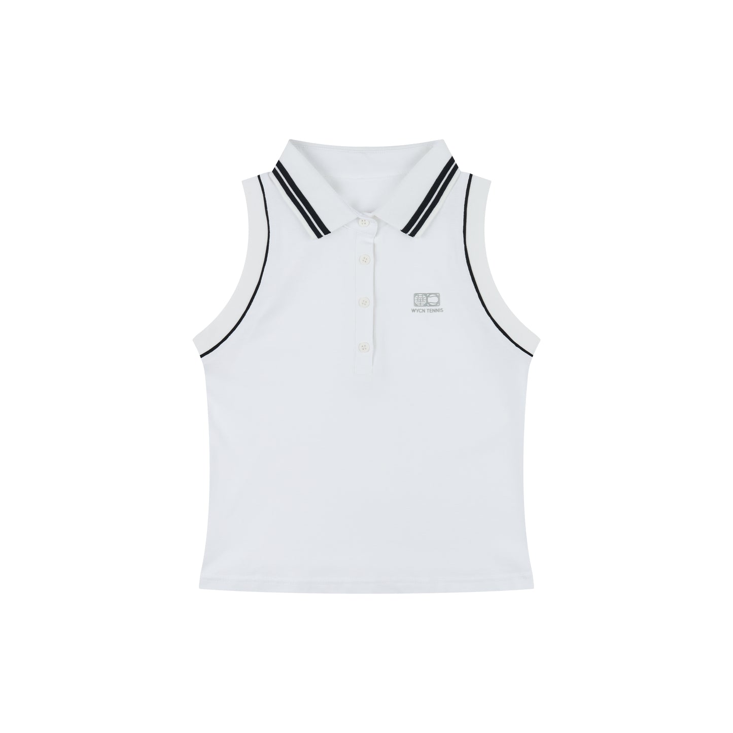 WAH YAN CHING NIN Polo Collar Tennis Tank Top