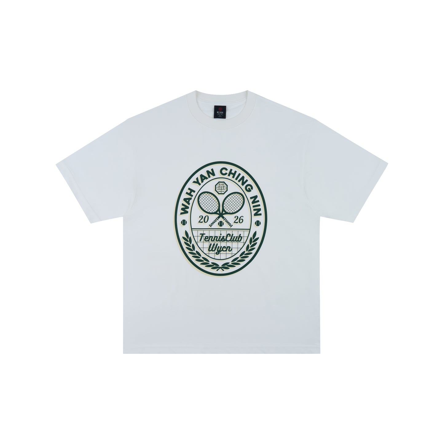 WAH YAN CHING NIN Vintage Tennis Racket Graphic T-Shirt