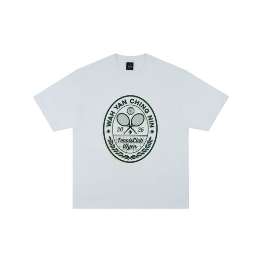 WAH YAN CHING NIN Vintage Tennis Racket Graphic T-Shirt