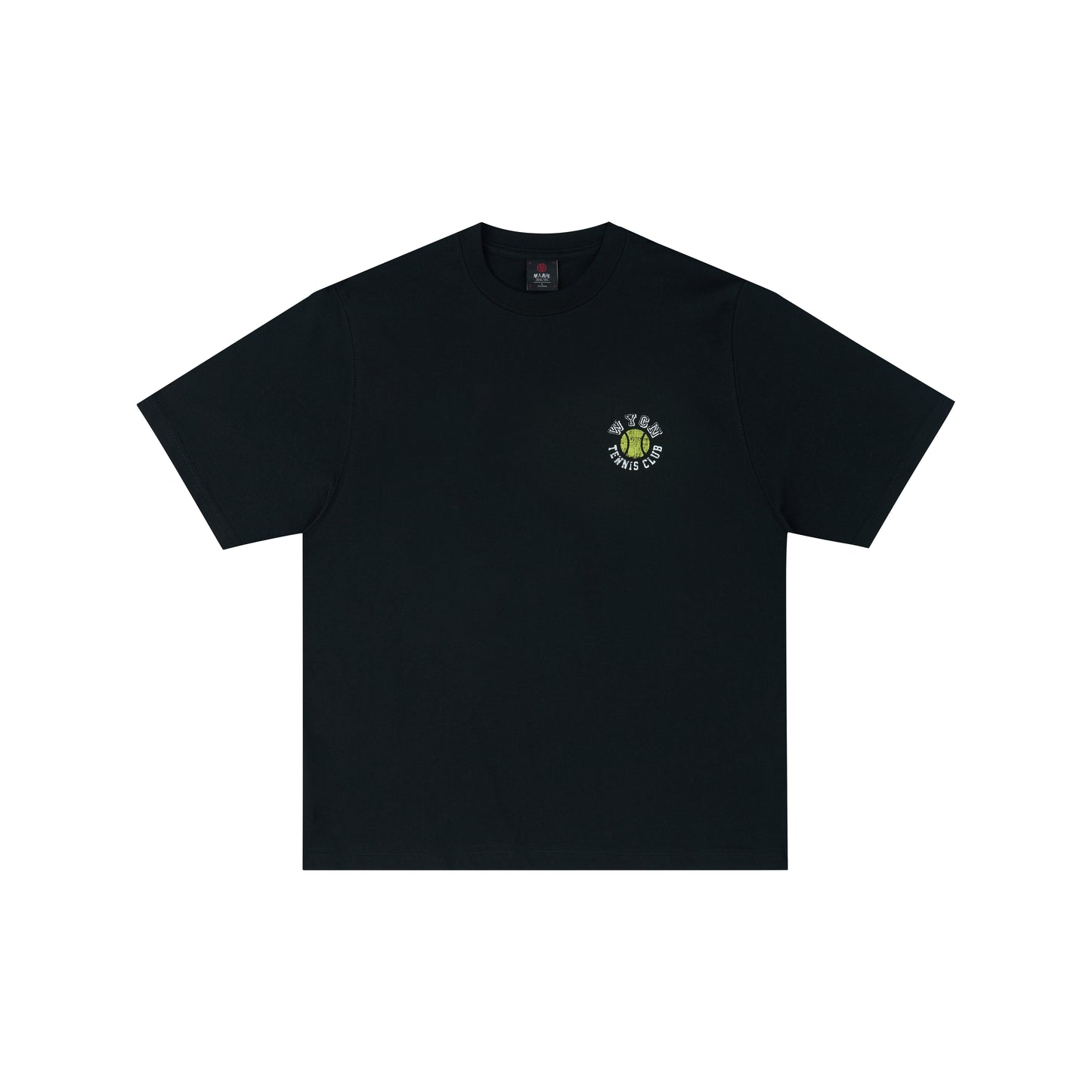 WAH YAN CHING NIN WYCN Distressed Tennis Fitted T-Shirt