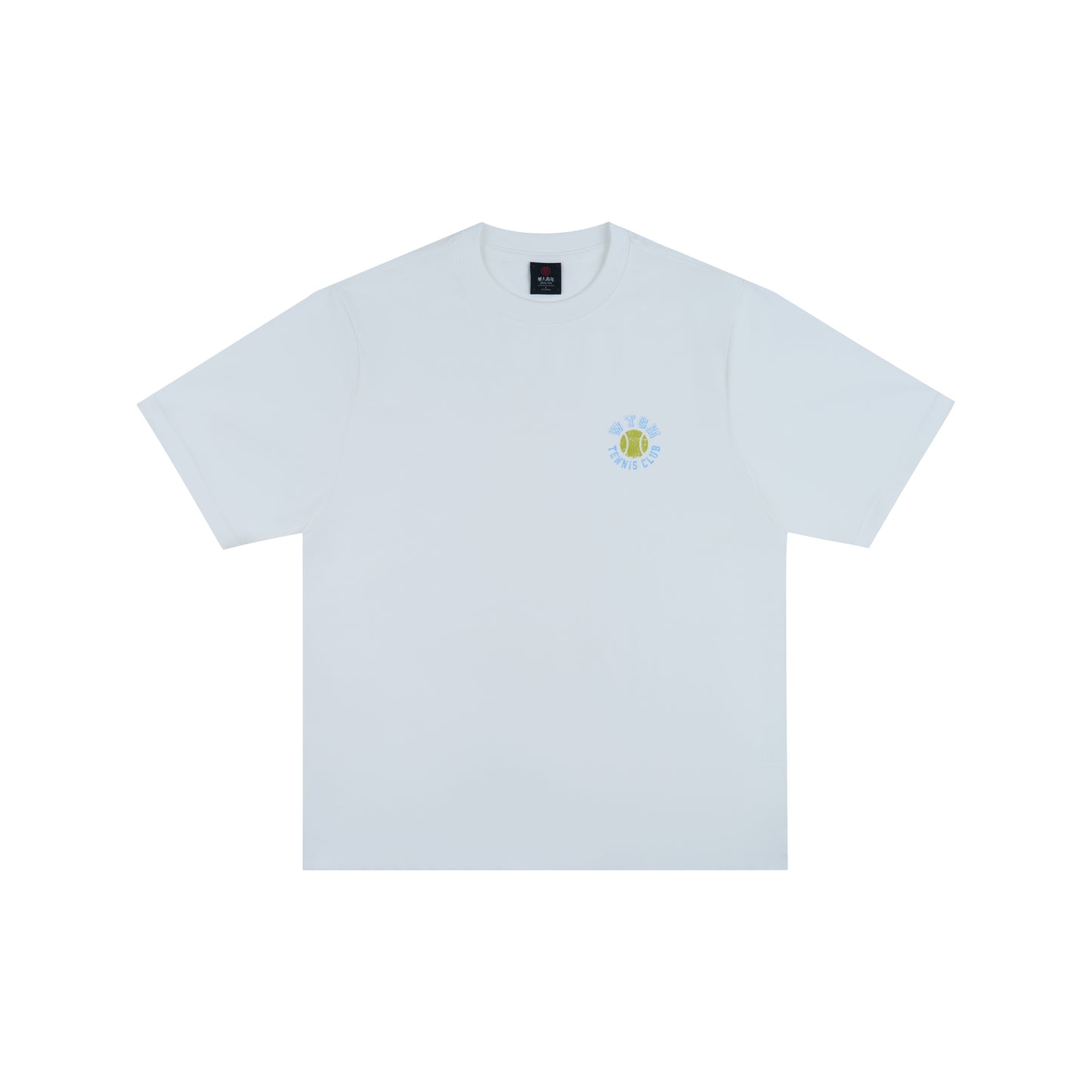 WAH YAN CHING NIN WYCN Distressed Tennis Fitted T-Shirt