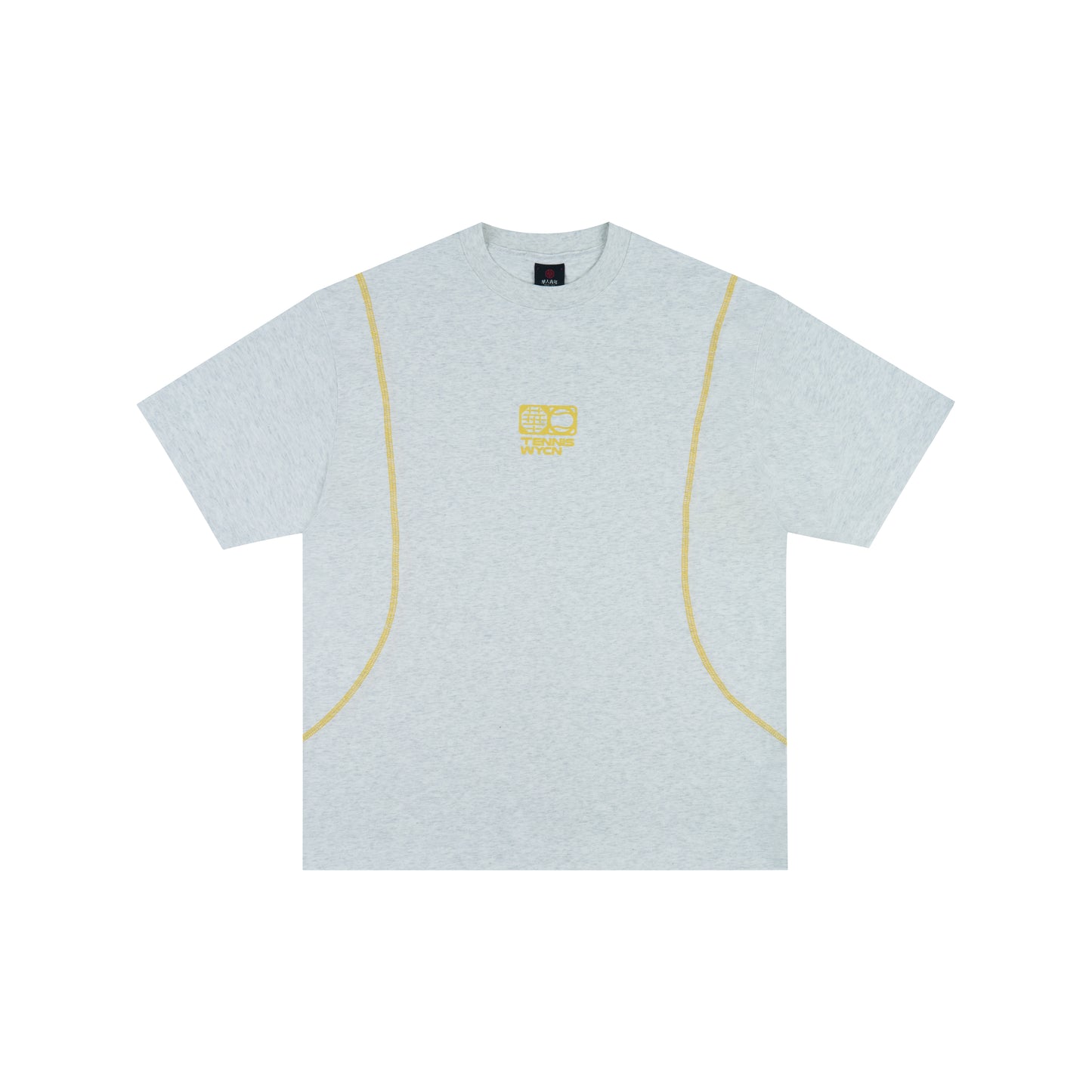 WAH YAN CHING NIN WYCN Tennis Contrast Stitch T-Shirt