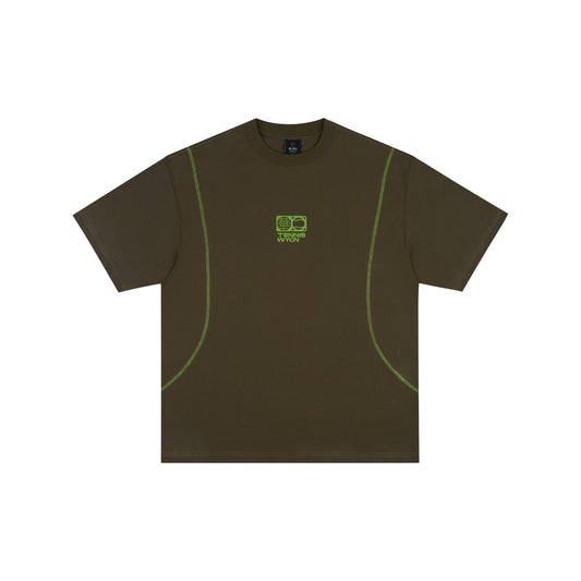 WAH YAN CHING NIN WYCN Tennis Contrast Stitch T-Shirt