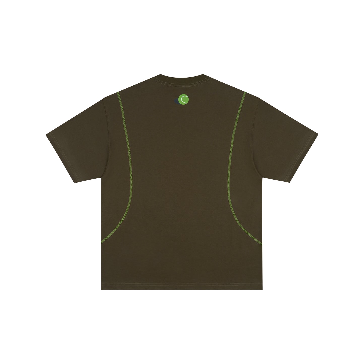 WAH YAN CHING NIN WYCN Tennis Contrast Stitch T-Shirt