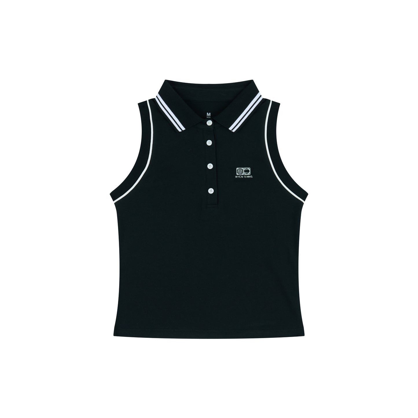 WAH YAN CHING NIN Polo Collar Tennis Tank Top