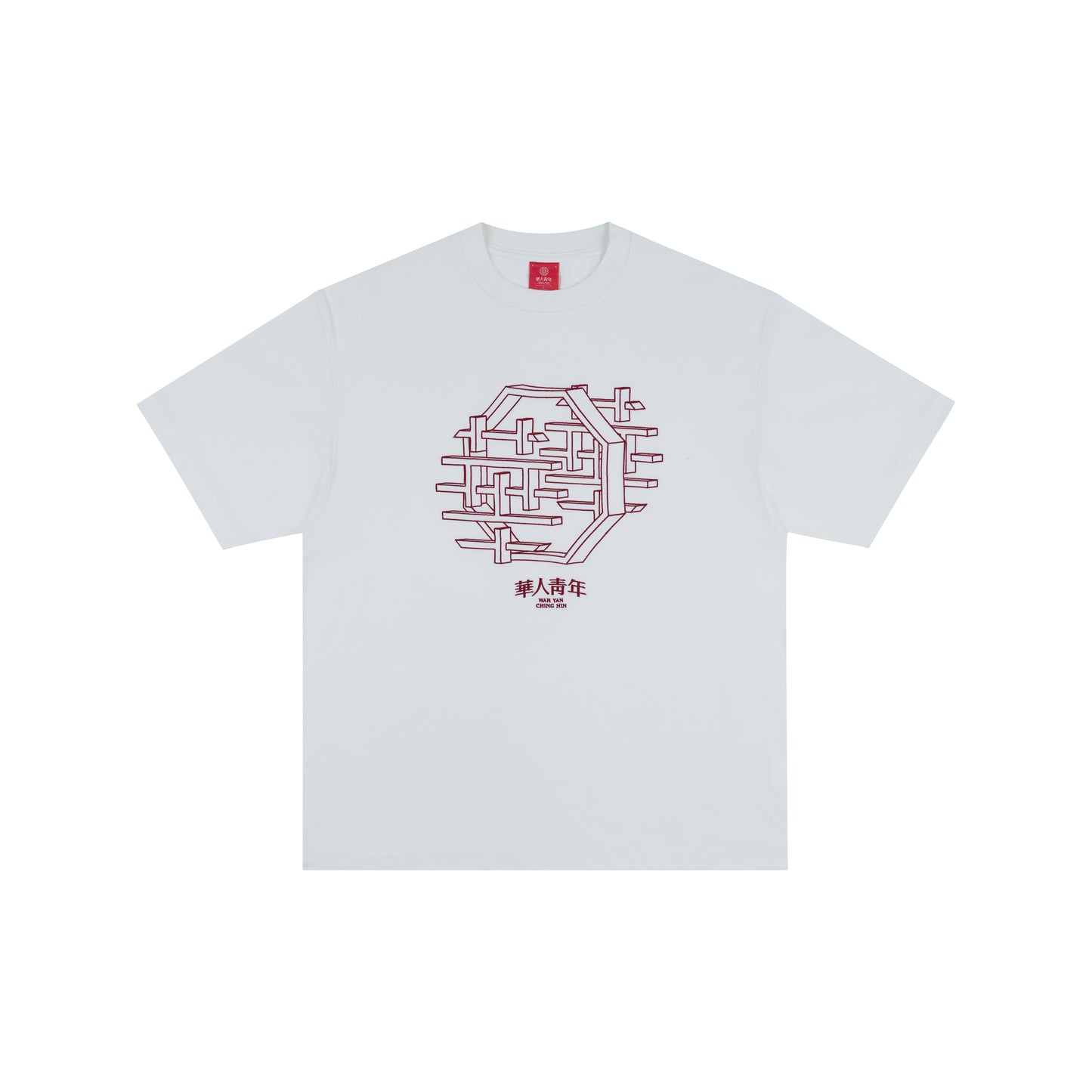 WAH YAN CHING NIN 3D Embroidery T-Shirt