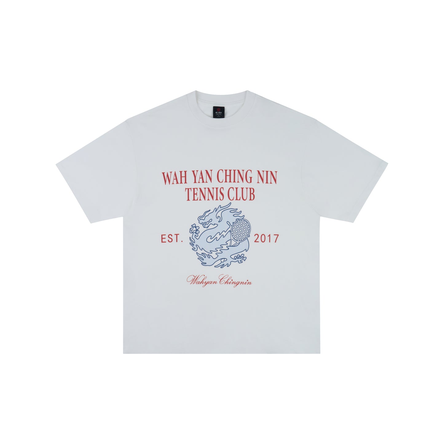 WAH YAN CHING NIN Tennis Dragon Overfit T-Shirt