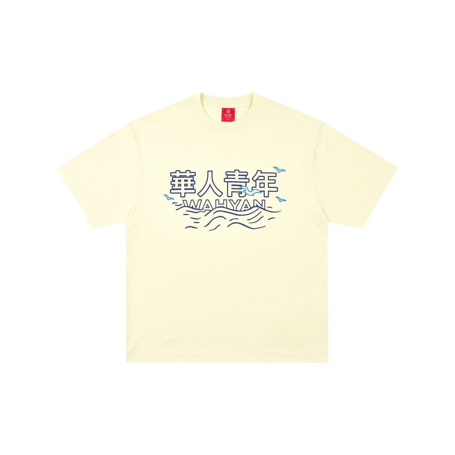 WAH YAN CHING NIN Wave Seagull T-Shirt