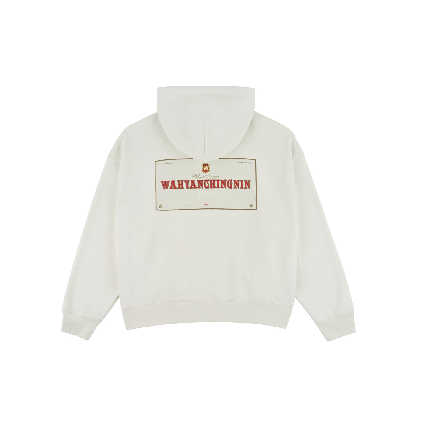 WAH YAN CHING NIN Badge Printed Hoodie