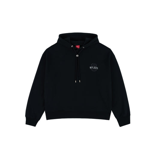 WAH YAN CHING NIN Badge Printed Hoodie