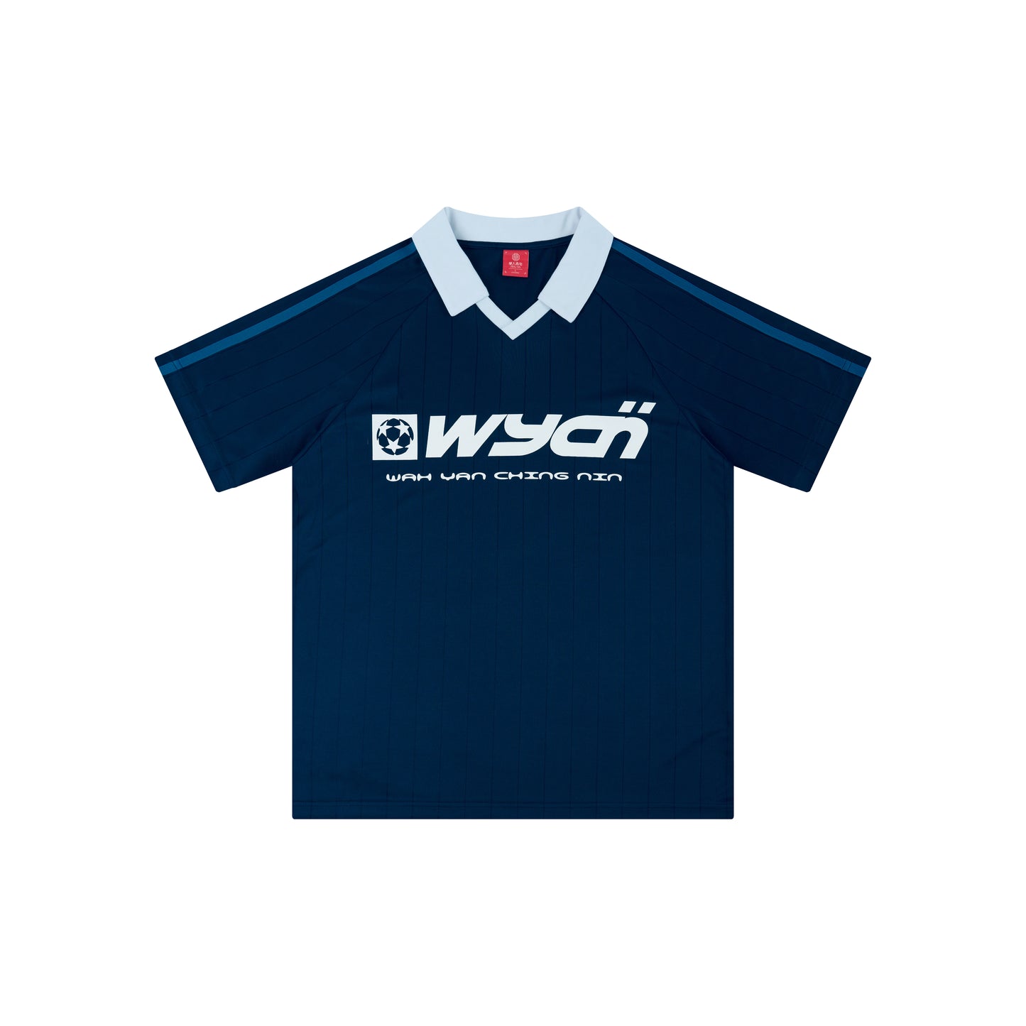 WAH YAN CHING NIN Striped Soccer Polo