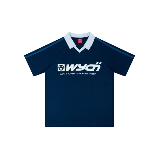 WAH YAN CHING NIN Striped Soccer Polo