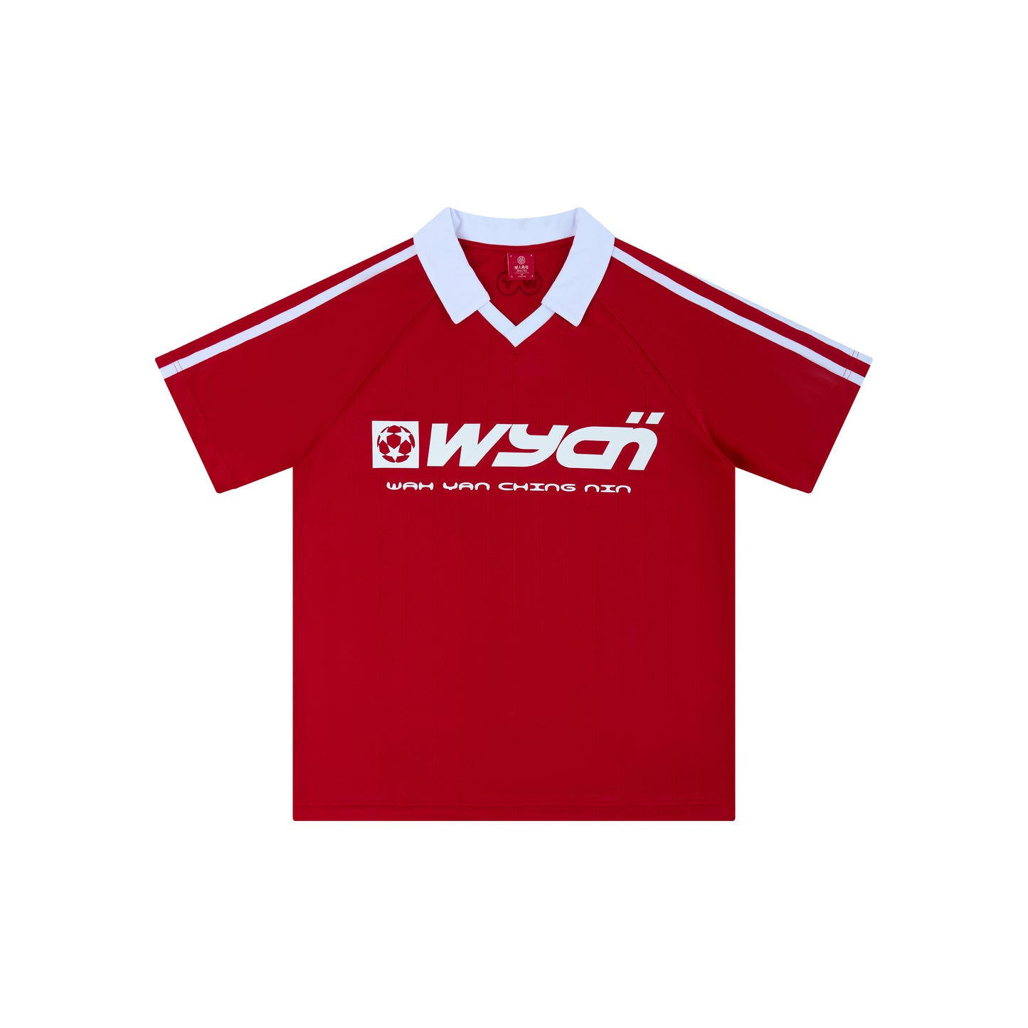 WAH YAN CHING NIN Striped Soccer Polo
