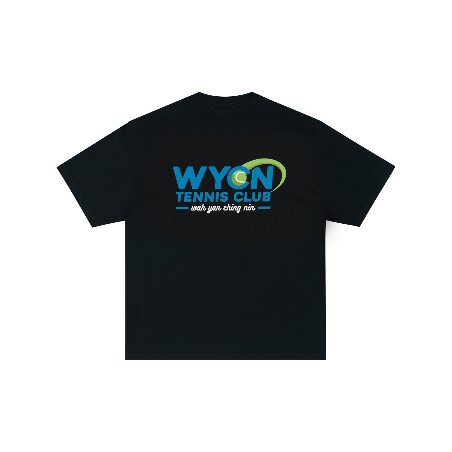 WAH YAN CHING NIN WYCN Tennis Small Logo Loose T-Shirt