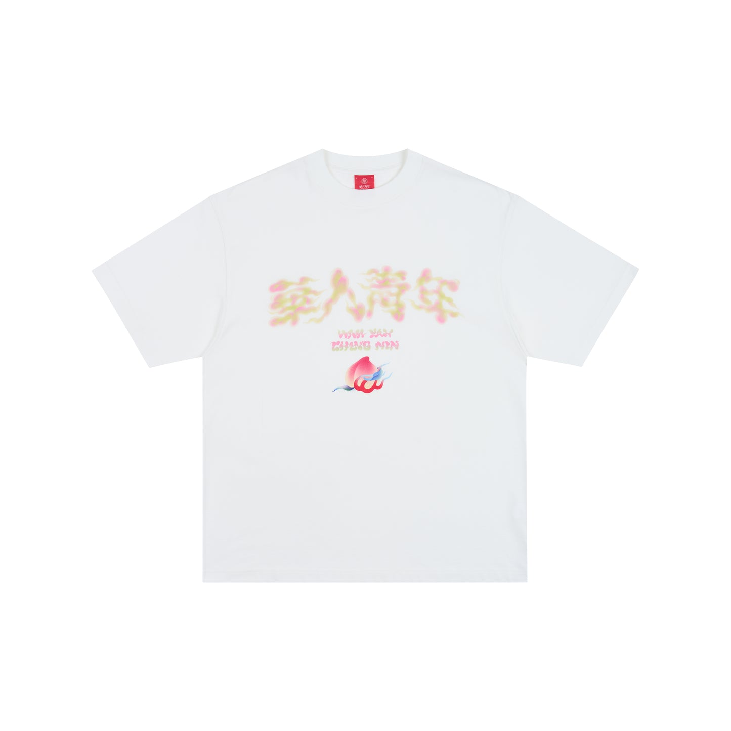WAH YAN CHING NIN Longevity Peach Print T-Shirt