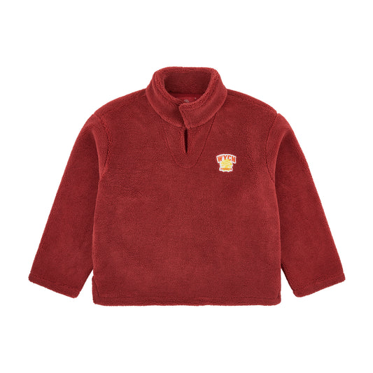 WYCN Embroidered Fleece Pullover Jacket