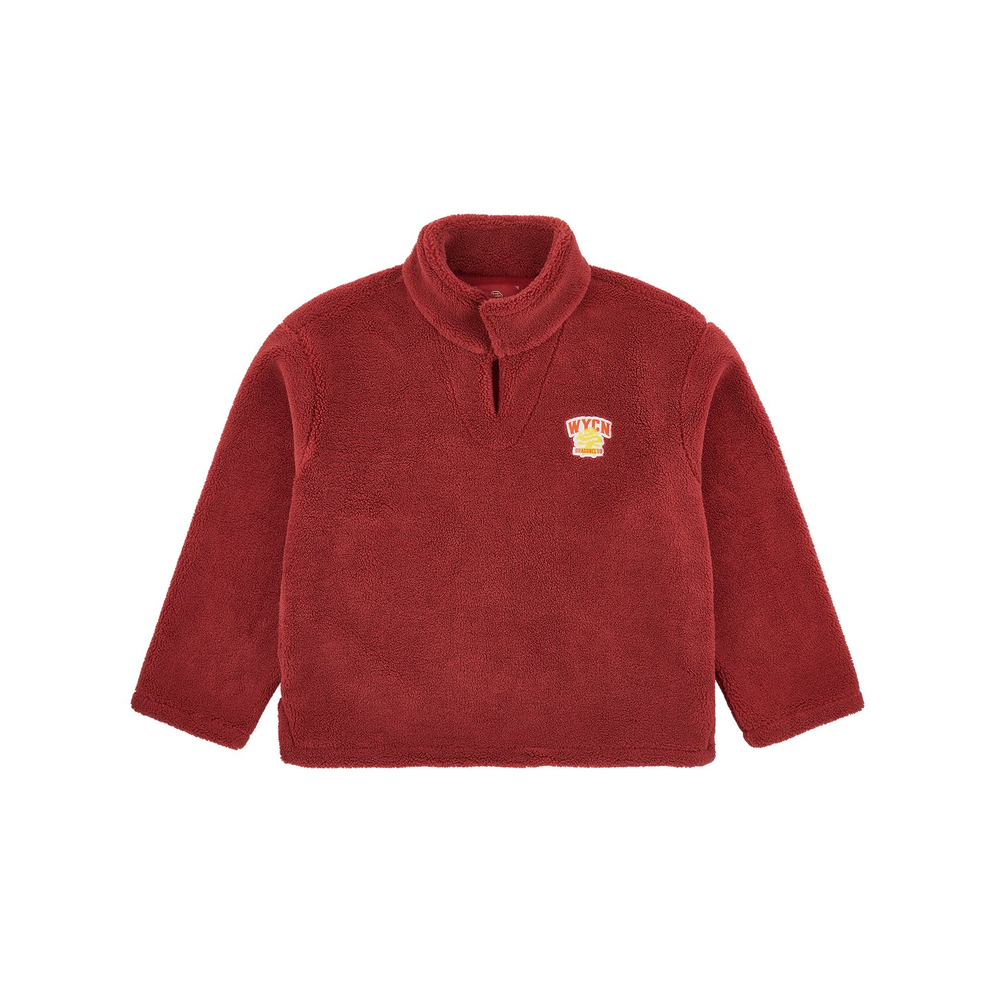 WAH YAN CHING NIN Embroidered Fleece Pullover Jacket