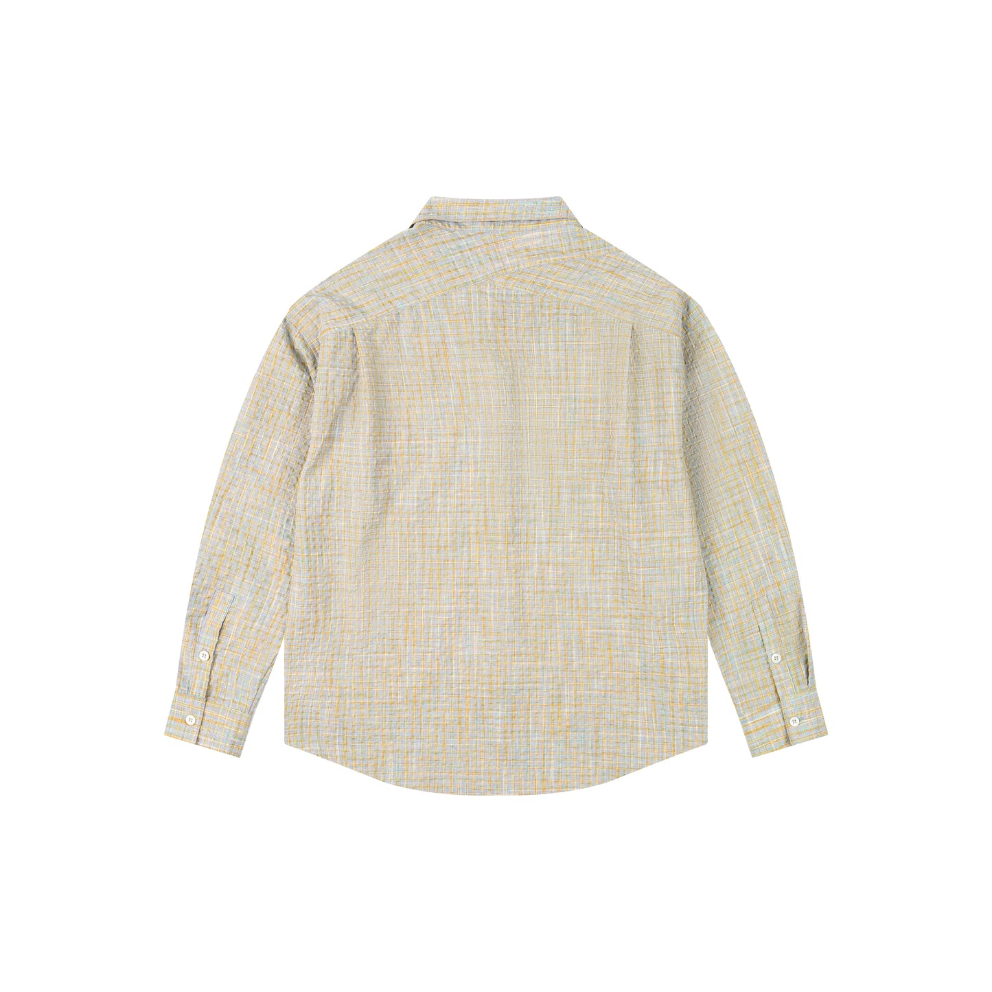 WAH YAN CHING NIN Seersucker Long Sleeve Shirt