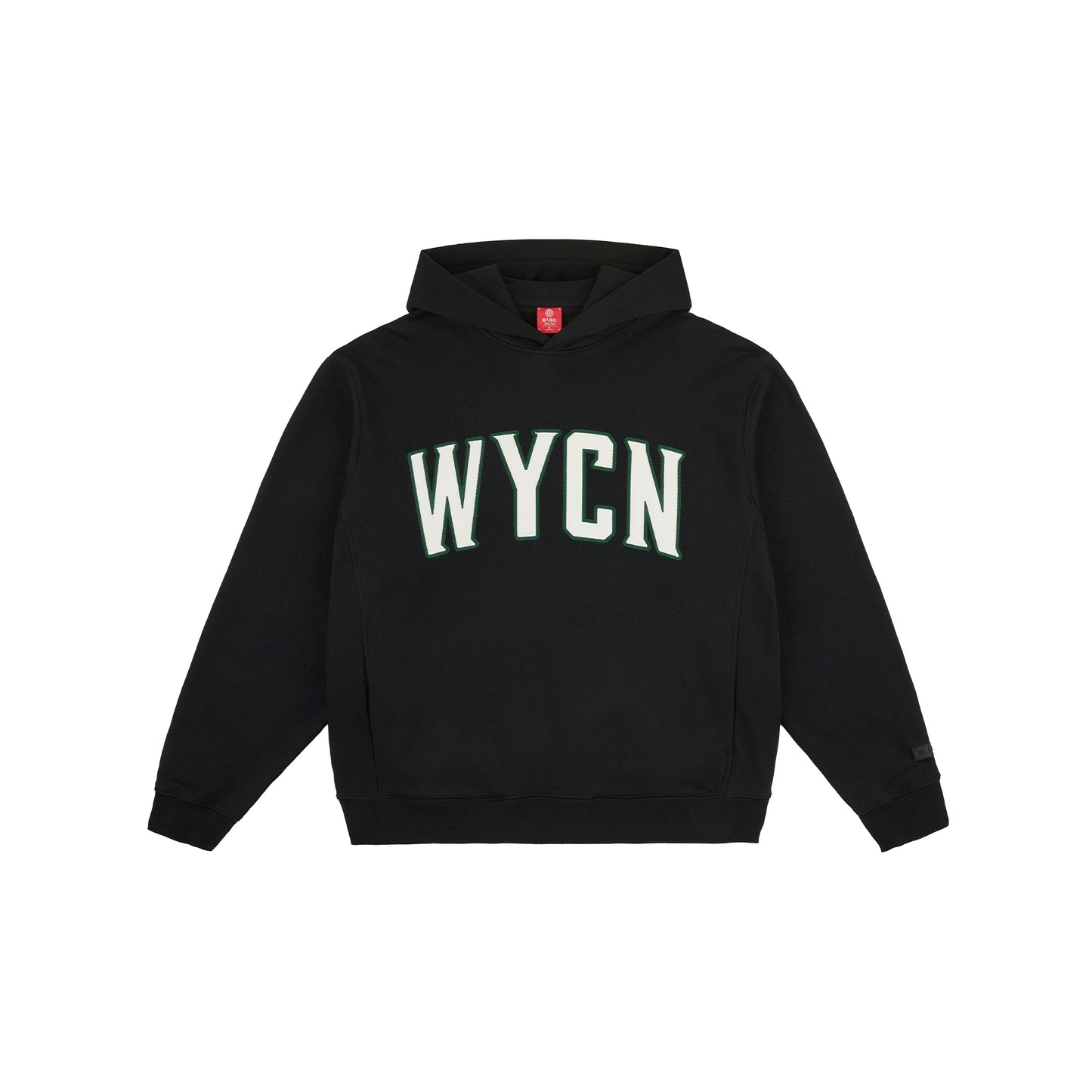 WAH YAN CHING NIN Letter Patch Hoodie