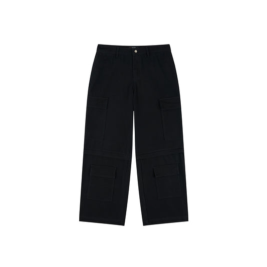 WAH YAN CHING NIN 2Way Washed Cargo Pants