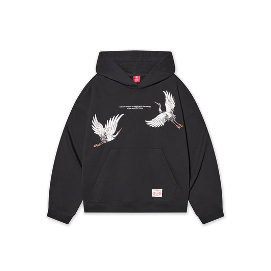 WAH YAN CHING NIN Fly Crane Hoodie