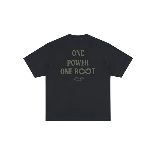WAH YAN CHING NIN Awakening Kirin Small Logo TEE