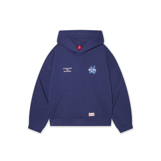 WAH YAN CHING NIN Printed Crane Hoodie