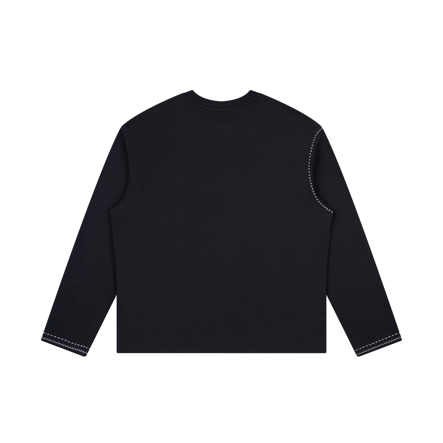 WAH YAN CHING NIN Island Series Tencel Wool Long Sleeve T-Shirt