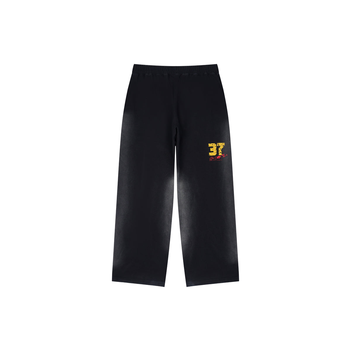 WAH YAN CHING NIN Printed Washed Sweatpants