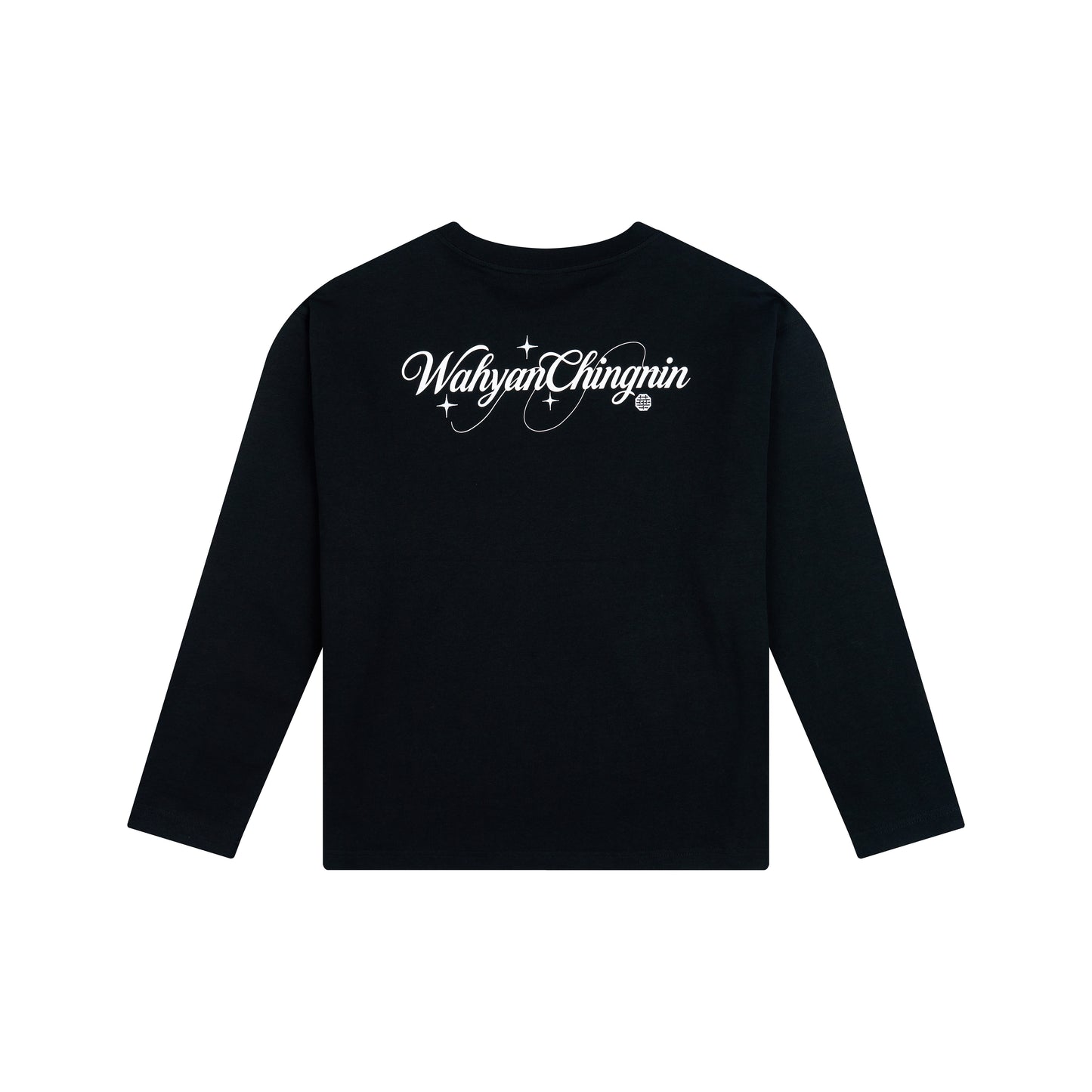 WAH YAN CHING NIN Starlight Letter Long Sleeve T-Shirt